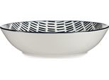 Vessia | Piatto - Profondo - Nero Crema - 20 Cm - Porcellana - Stoviglie