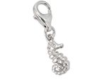 Charm-EinhäNger Jobo "Charm Seepferdchen", Silber 925, Charms, Damen, Silber 925 (Sterlingsilber), 925 Silber Rhodiniert