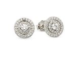 Paar Ohrstecker "Silberohrstecker Rund Mit WeißEn Zirkonia", Silber (Silberfarben, Kristallweiß, Kristallweiß), Aniston Jewelry & Watches, Ohrringe, Damen, 9Mm, Silber 925 (Sterlingsilber), Mit Zirkonia (Synth.)