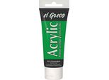 Kreul 28315 Kreul Acrylfarbe El Greco, PermanentgrüN, Tubo Da 75 Ml