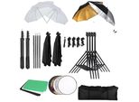 Set Di Illuminazione Fotografica, Illuminazione Softbox, Cornice Di Sfondo, Kit Per Studio Fotografico, Ue