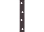 Connettore Piatto Lunghezza 100 Mm Larghezza 15 Mm Spessore 1,75 Mm Acciaio Nero Plastificato