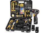 Set Di Punte Compatto, Coppia Di 45 Nm, Motore Brushless, Con 2 Batterie