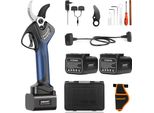 Potatore Da Giardino A Batteria, Motore Brushless, Lame A Lunga Durata, SW-758 B, Due Batterie