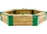 Sabbiera 150 X 110 X 28 Cm In Legno Naturale