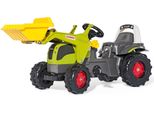Rolly Toys Trattore A Pedali Claas Elios 230 Con Pala Caricatore Frontale, Aggancio Per Rimorchio