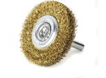 Spazzola Tonda D.70Mm Albero 6Mm Spessore Filo 0,2Mm Ms 12Mm 15000Min-¹