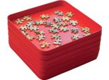 Jumbo Spiele Puzzle Mates - Vassoi Di Smistamento, 6 Pezzi, Ausilio Per Lo Smistamento, Conservazione, 20 X 20 Cm, 17953