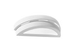 Lampada Da Parete In Ceramica Helios 1Xe27 15W Ceramica/Vetro 10X15X40Cm Sollux Lighting