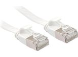 Lindy Patchkabel Cat6A U/Ftp Flachband Weiß 3.00M