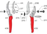 Set Felco: Lama, Molla, Chiave Regolabile Per 2, 4, 11 E 400