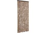 Vidaxl Tenda Zanzariera Beige E Marrone Chiaro 56X185 Cm In Ciniglia