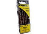 Famag Set Di Punte Per Legno Excellent 5 Pezzi D=3,4,5,6,8 Mm In Cassetta 1594835