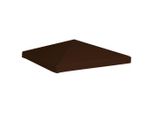 Vidaxl Padiglione Tetto 310 G / M² 3X3 M Marrone