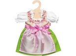 Dirndl Della Bambola Heidi, Taglia 35-45 Cm