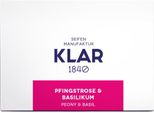 Saponi Klar Sapone Per La Cura Peonia E Basilico 135G, Senza Olio Di Palma