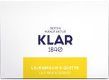 Klar Soaps Sapone Per La Cura Del Corpo Latte Di Giglio E Mela Cotogna 135 G, Senza Olio Di Palma