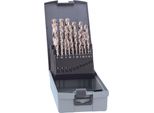 Alpen Set Di Punte Elicoidali Hss Pro Kp In Scatola Di Plastica (25 Pezzi, Diametro 1,0-13,0 X 0,5 Mm, Precisione).