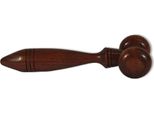 Bastoni Da Massaggio Rullo Da Massaggio In Legno Duro - Veramente Fatto A Mano - Bastone Da Massaggio (14302 - Rullo Da Massaggio A Due Punte (Circa 15 X 3 X 5 Cm))