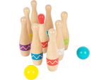 Small Foot 11912 Gioco Attivo Di Birilli In Legno Con Pratica Borsa
