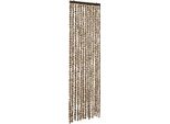 Vidaxl Tenda Zanzariera Beige E Marrone 56X185 Cm In Ciniglia