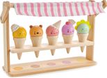 Furgoncino Dei Gelati In Legno Tender Leaf - Scoops And Smiles - Legno Sostenibile