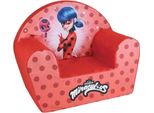Poltrona Per Bambini Fun House Lady Bug, Lavabile, Rossa, 52X33X42 Cm