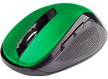 C-TECH Mouse Wlm-02/Ergonomico/Ottico/Destro/1 600 Dpi/Usb Senza Fili/Nero-Verde