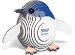 Eugy 3D Puzzle - Pinguino Set Artigianale Giocattolo Di Cartone Per Bambini