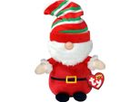 Ty Beanie Boo - Gnomo Di Natale Babbo Natale 15 Cm