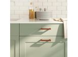 Vidaxl Maniglie Per Mobili 10 Pz. Bronzo 96 Mm Acciaio Inox