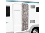 Vidaxl Tenda A Mosca Beige E Marrone 56X200 Cm Ciniglia