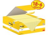 Post-It - Blocco Note 3M Post-It 653-Cy 38Mmx51Mm Giallo | 12 Pezzi
