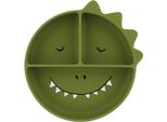 Trixie Piatto In Silicone Con Scomparti E Ventosa Mr. Dino