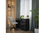 Vicco Scrivania Sherry, 90 X 40 Cm, Antracite Lucido