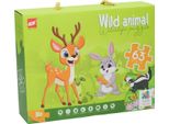 Puzzle Da Pavimento Con Animali Della Foresta, 63 Pezzi.