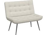 Vidaxl Panca Crema 110X74X84 Cm In Velluto