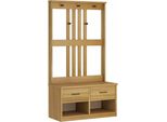 Vidaxl Appendiabiti Sandnes 87X40X159,5Cm In Legno Di Pino Massiccio