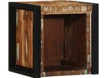 Vidaxl Comodino Multicolore 40X35X40 Cm Legno Di Recupero Legno Massiccio