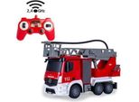 Scala Girevole Dei Vigili Del Fuoco Jamara Mercedes-Benz Antos 1:26 2.4Ghz Con Funzione Spray
