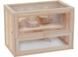 Gabbia Per Piccoli Animali In Legno 60 X 35 X 42 Cm Aosom