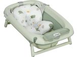 Set Di 2 Vaschette Da Bagno Per Bambini, Vaschetta Pieghevole Con Telaio, Vaschetta Antiscivolo Con Cuscino Da Bagno, Vaschetta Da Bagno, Piatto Doccia Per Bambini 0-3 Anni, Verde