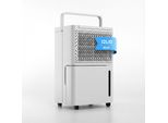 Zelurxx Deumidificatore Silenzioso Con Maniglia, 12L/Giorno, Con Scarico Automatico, Essiccatore Elettrico, Serbatoio Dell'acqua Da 2L, Per 30㎡, Bianco