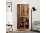 Vidaxl Credenza In Legno Vecchio 69,5 X 34 X 180 Cm Materiale A Base Di Legno