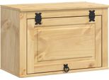 Vidaxl Armadio Ski Marrone Miele 60 X 32 X 40 Cm Legno Di Pino Massiccio