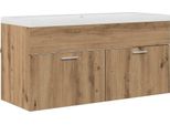 Syfax™ Mobile Da Bagno Con Porta Rovere Artigianale 100 X 38,5 X 46 Cm