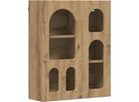 Vidaxl Armadio A Muro In Rovere Artisan 59 X 20 X 71,5 Cm Materiale A Base Di Legno