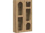 Vidaxl Armadio A Muro In Rovere Artisan 59 X 20 X 100 Cm Materiale A Base Di Legno