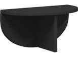 Vidaxl Scaffale A Muro A Parete Nero 38 X 19 X 19 Cm Materiale A Base Di Legno