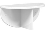 Vidaxl Scaffale A Muro Bianco Lucido 38 X 19 X 19 Cm Materiale A Base Di Legno